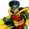 Tim Drake, el tercer Robin, bajo la tutela de Batman, vigilante y compaero del caballero de la noche