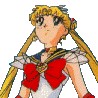 Sailor Moon, reencarnacin de la princesa de la Luna encargada de proteger a la tierra de las fuerzas de la oscuridad.