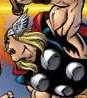 Thor, dios del trueno, hijo de Odn, posee el poderoso martillo mjonir 